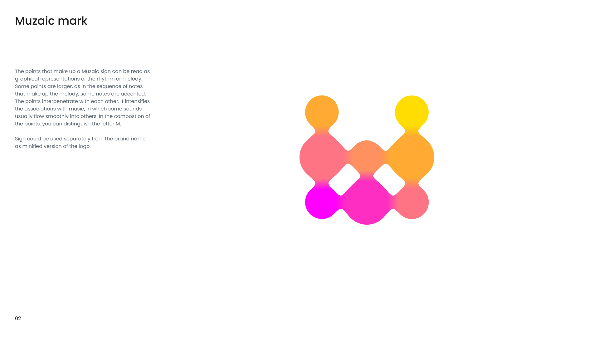 Muzaic brandbook - Frame 1